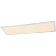 LED-Deckenleuchte Fila aus Metall max. 40 Watt - Opal/Weiß, MODERN, Kunststoff/Metall (120/30/5,3cm) LED-Deckenleuchte Fila aus Metall max. 40 Watt - Opal/Weiß, MODERN, Kunststoff/Metall (120/30/5,3cm)
