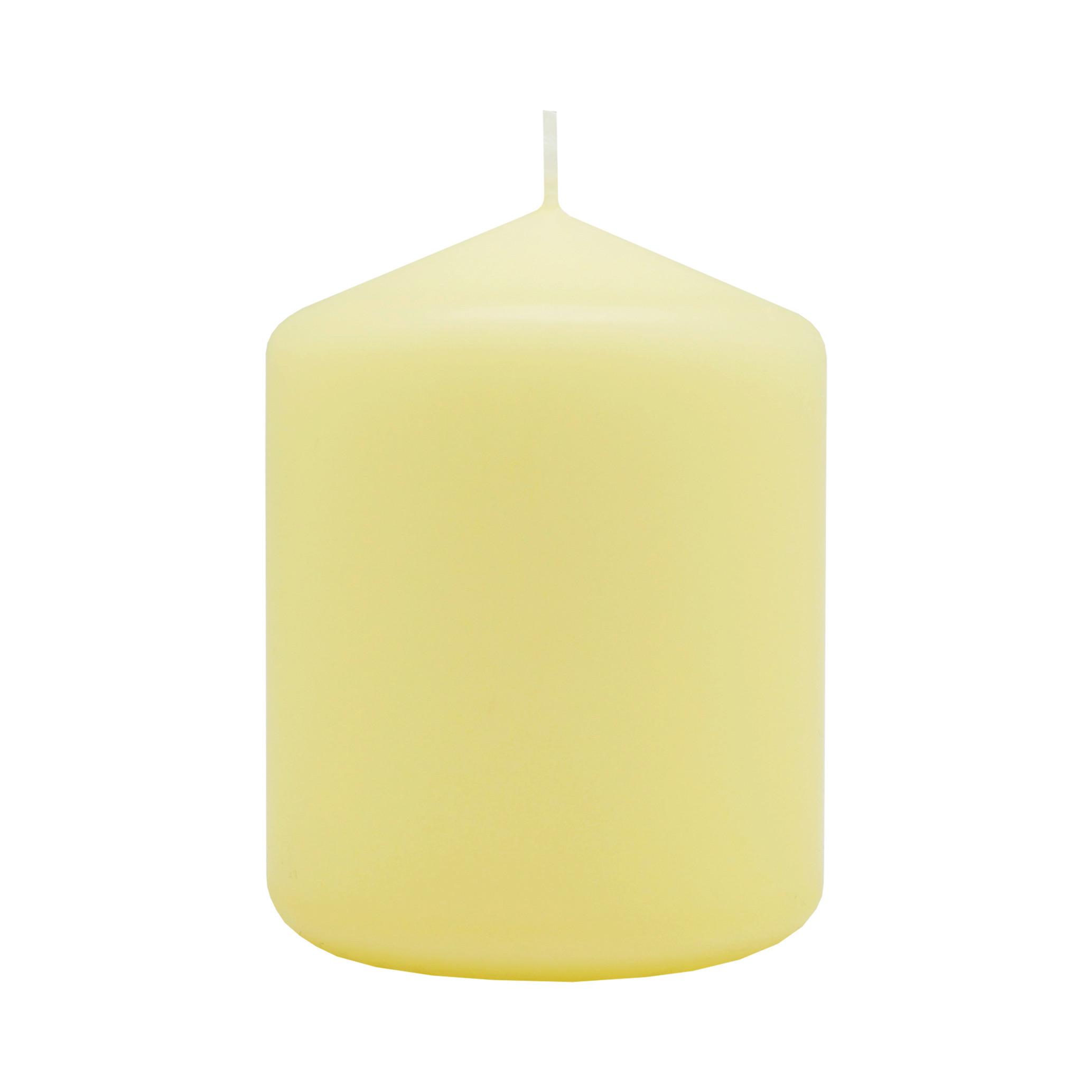 Stumpenkerze Liona Gelb - Gelb (6,8/9cm) - Mömax
