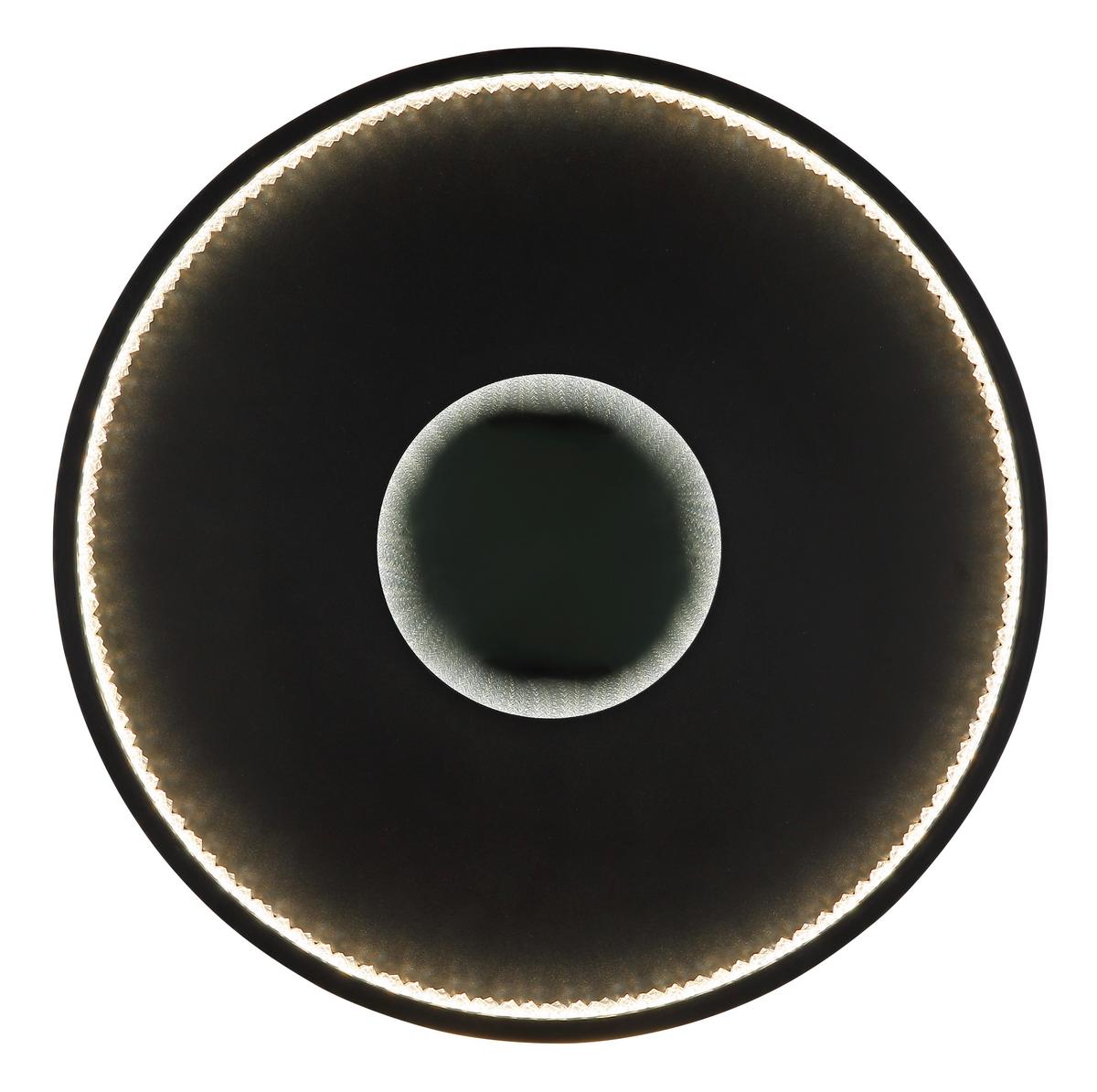 Led Stropna Svjetiljka Shirley - prozirno/crna, Design, metal/plastika (41/6.5cm) - Globo