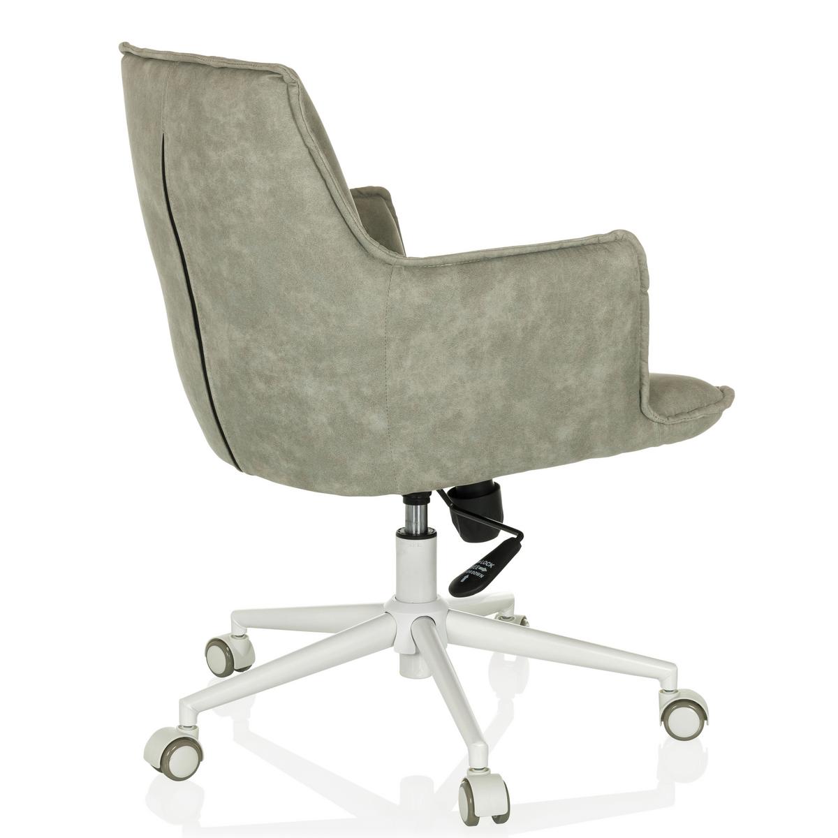 Vrtljivi Stol Solao Life, Siva - siva/bela, Moderno, kovina/umetna masa (54/85/70cm) - MID.YOU