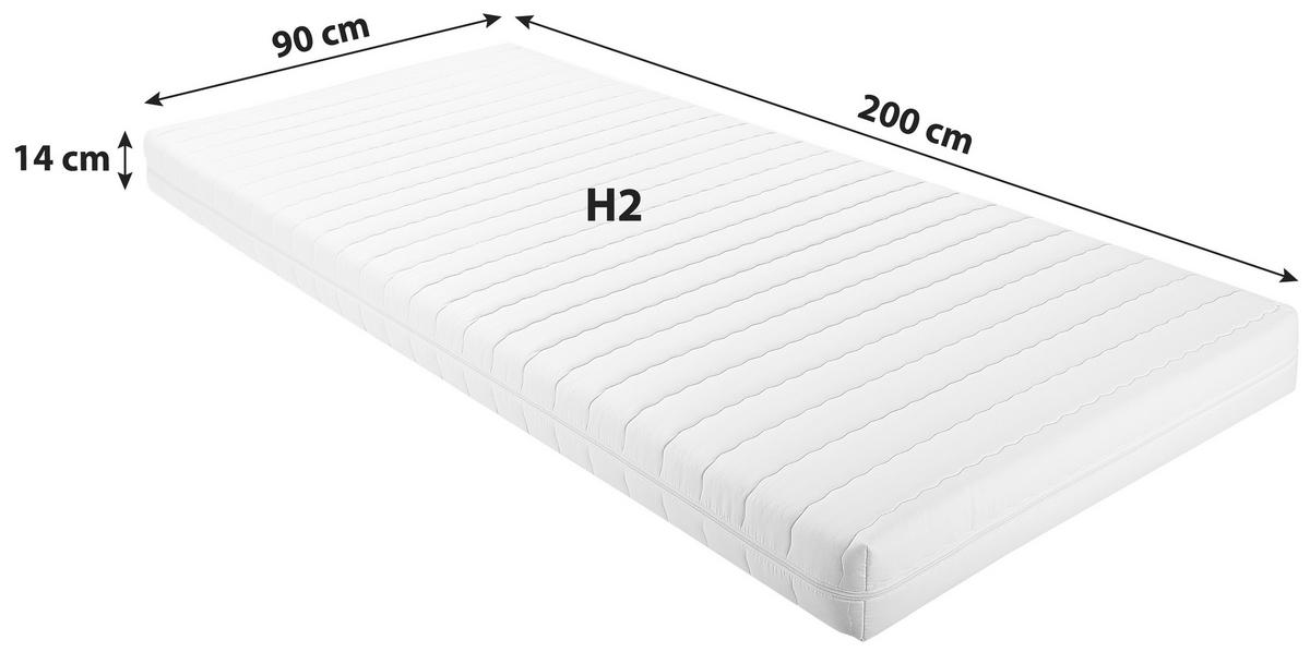 Vzmetnica Med 90x200 Cm - bela, Moderno, tekstil (90/200cm) - MID.YOU