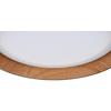 LED-TAKLAMPA LIA - vit, Klassisk, metall/trä (39/39/7cm) - Mömax