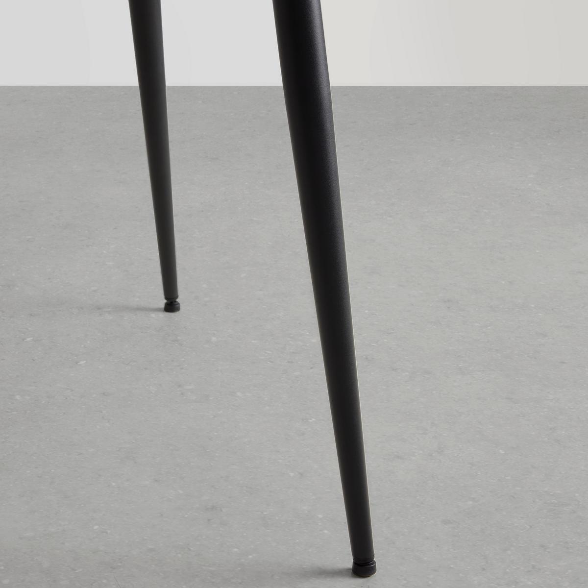 Esstisch Adam in Grau - Schwarz/Grau, Basics, Holzwerkstoff/Metall (120/80/75cm) - Mömax