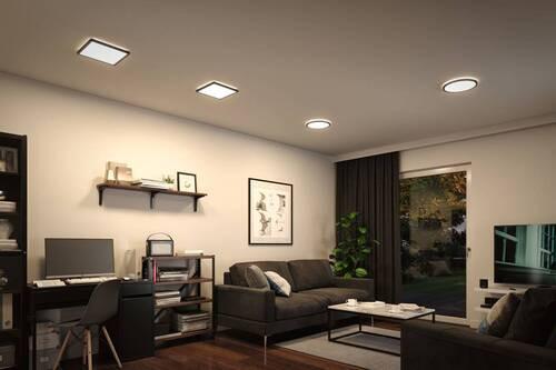 LED-Paneel Atria Shine in Schwarz max. 16 Watt - Schwarz, Basics, Kunststoff (29,3/2,8cm) - Paulmann