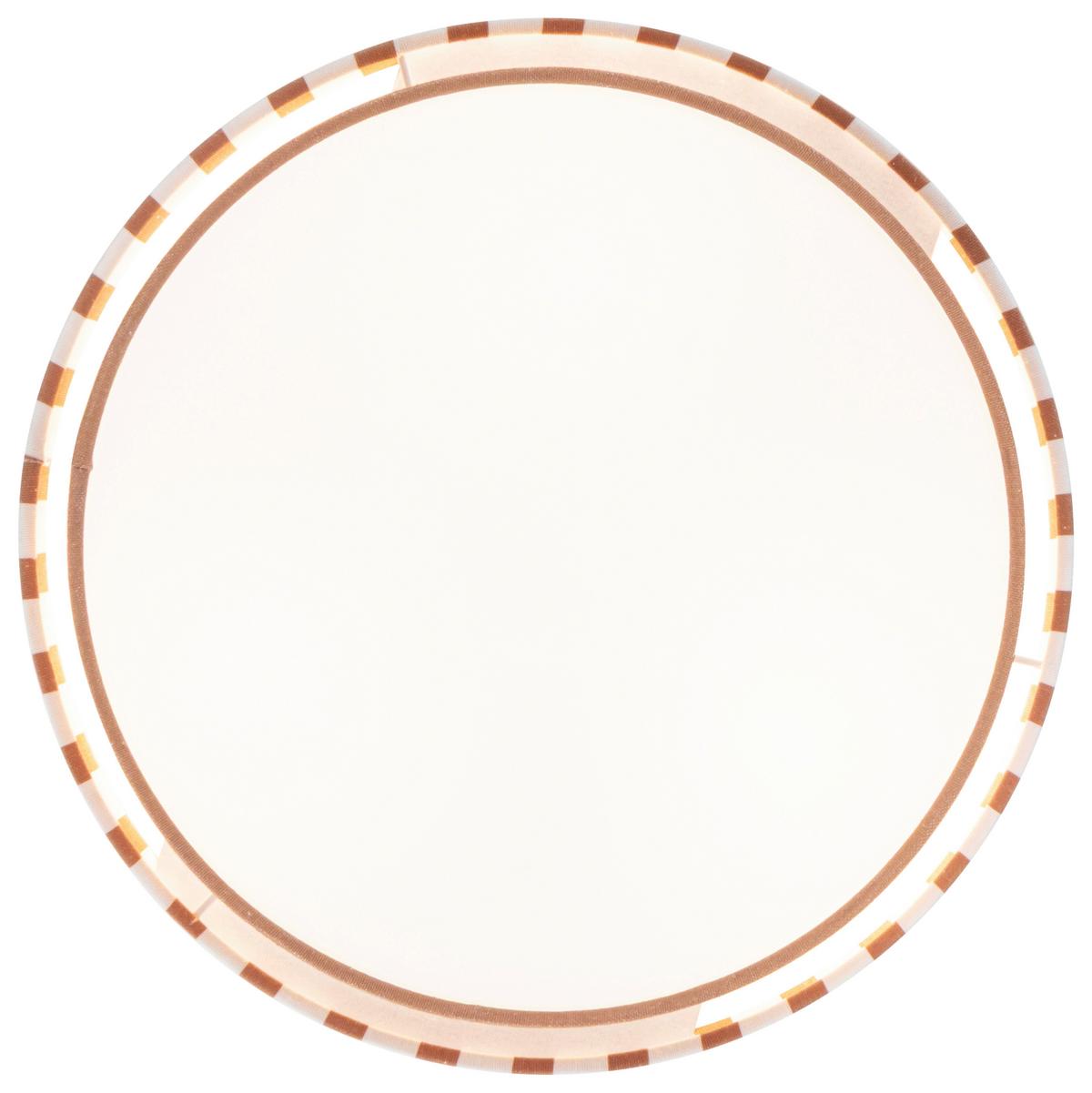 LAMPA SUFITOWA NEELE - kolor naturalny/brązowy, Modern, tworzywo sztuczne/metal (37/13cm) - Novel