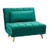 BÄDDFÅTÖLJ LEVIN - grön/naturfärgad, Modern, trä/textil (103/94/82cm) - Bessagi Home