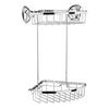 ÉTAGÈRE DE DOUCHE LESLEY -SB- - couleur chromée, métal (17,5/30/17,5cm) - Mömax