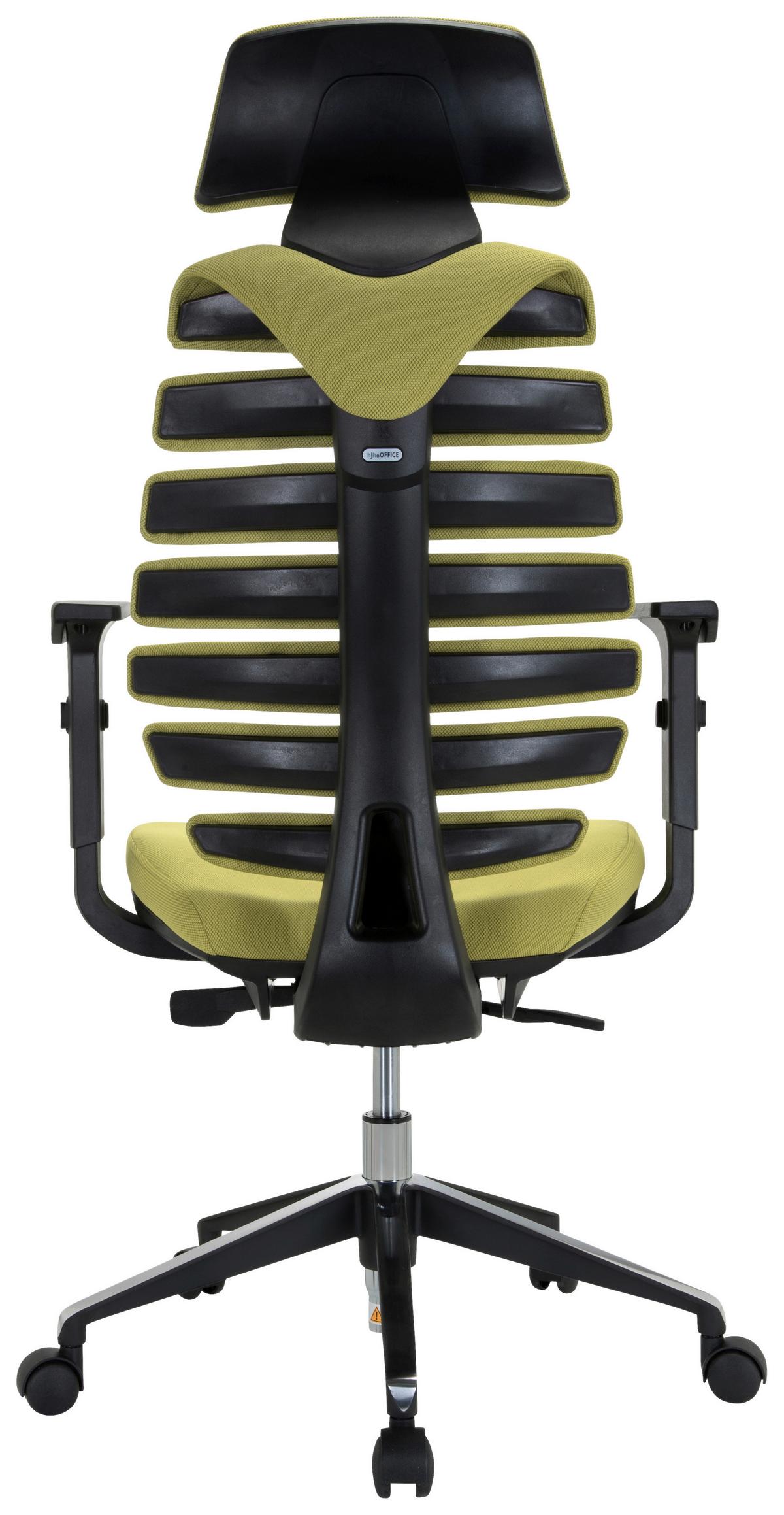 Pisarniški Stol Ergo Line Ii Pro, Zelena - črna/zelena, Moderno, kovina/umetna masa (65/131/53cm) - MID.YOU