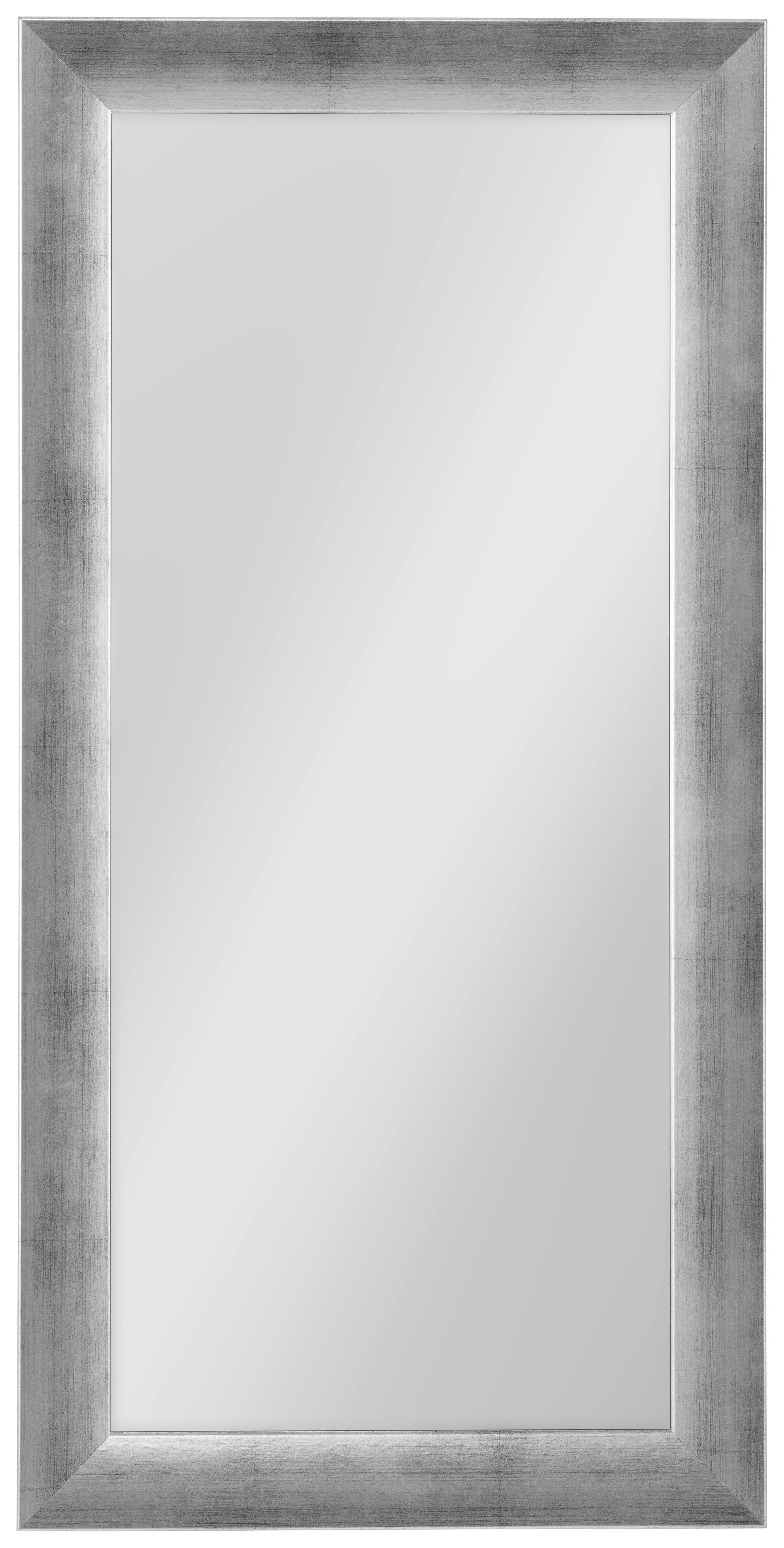 Stensko Ogledalo Orsay - srebrna, Moderno, steklo/leseni material (40/80cm) - Modern Living