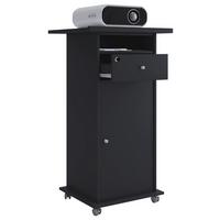 Stoječi Pult Neta, Črna - črna, Moderno, leseni material (60/50/108,3cm) - MID.YOU