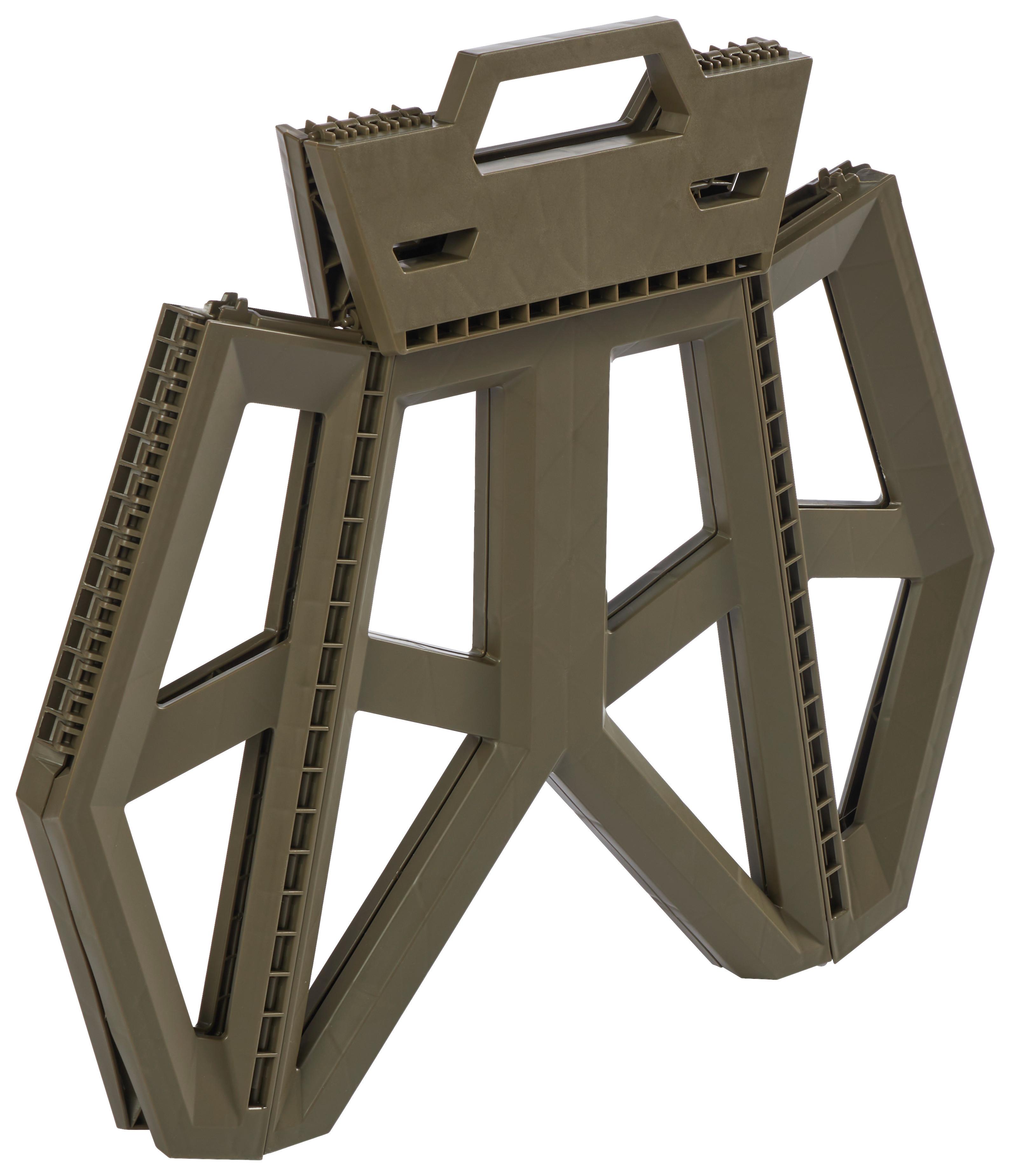 Campinghocker Tom Olivgrün - Olivgrün, KONVENTIONELL, Kunststoff (29/20/39cm)