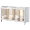 Otroška Posteljica Leaf, Bela, Hrast, 70x140 - bela, Moderno (70/140cm) - Modern Living