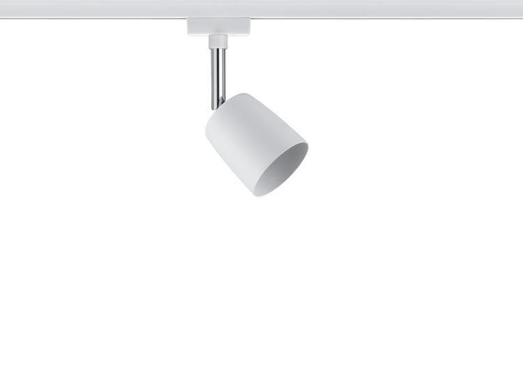 Schienensystem-Strahler Spot Cover max. 10 Watt - Weiß, Design, Metall (5,8/14/9cm) - Paulmann