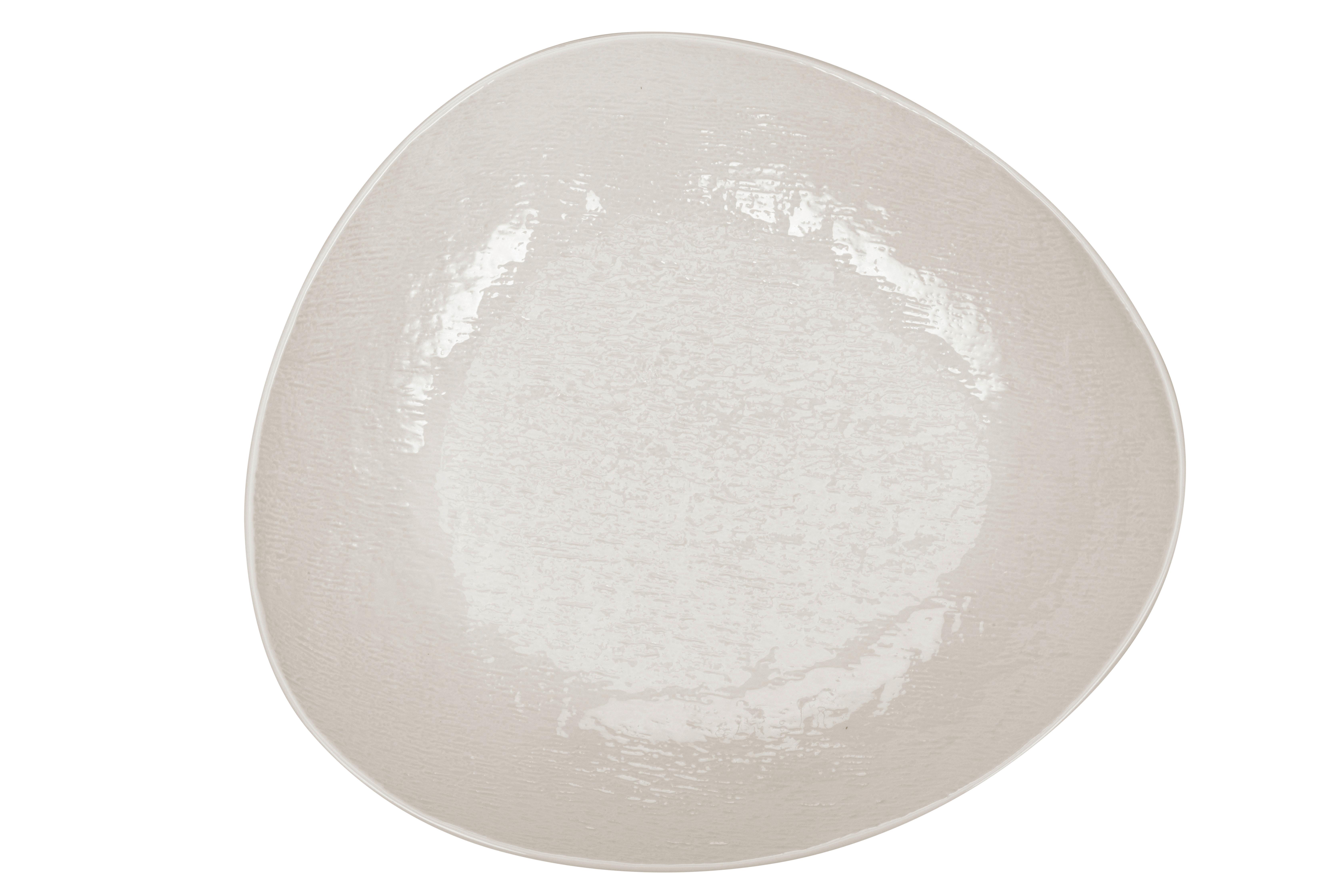Pastateller Haruki in Weiss - Weiss, Modern, Keramik (30,9/27,8/5,8cm) - Mömax