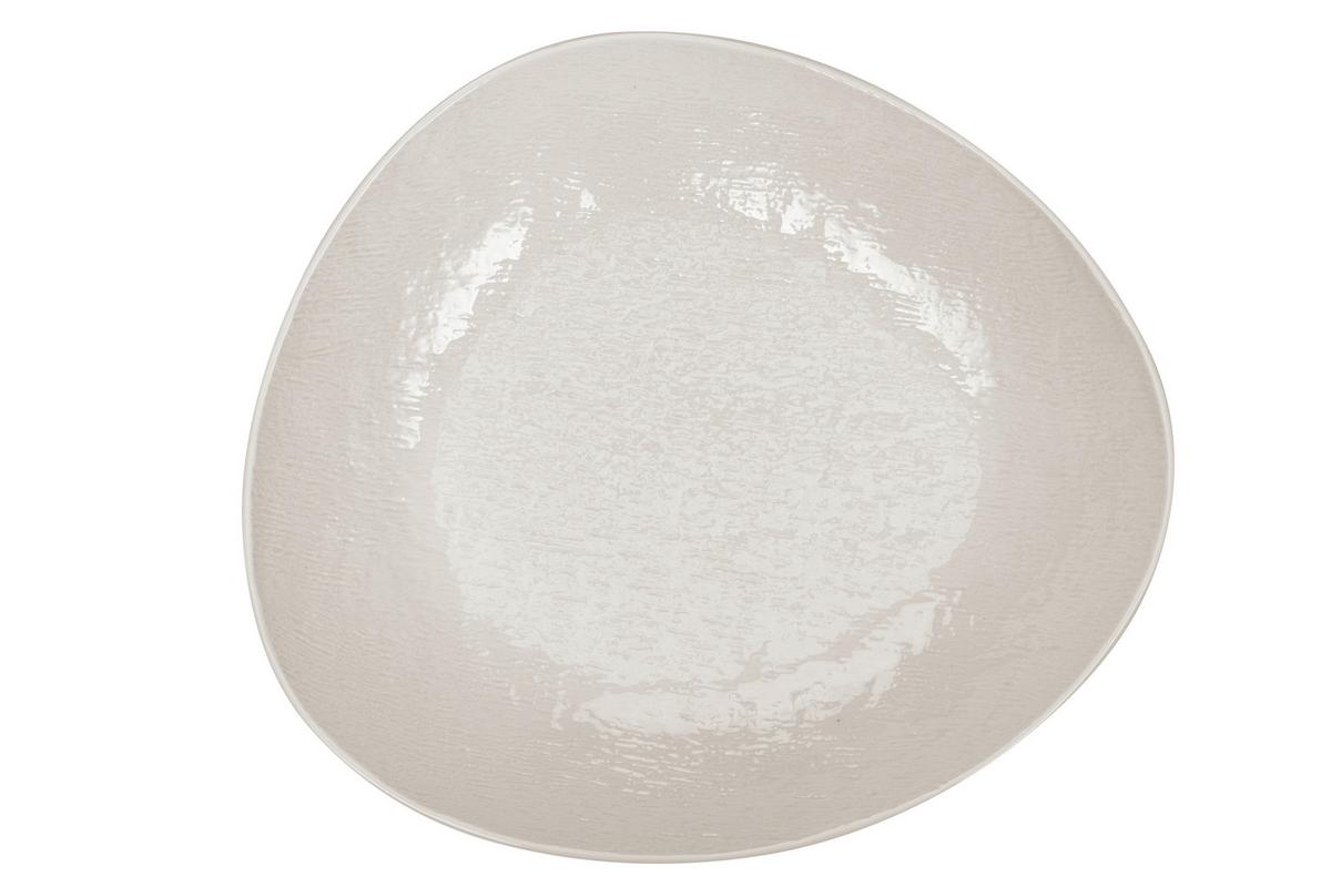 Pastateller Haruki in Weiß - Weiß, MODERN, Keramik (30,9/27,8/5,8cm) - Mömax