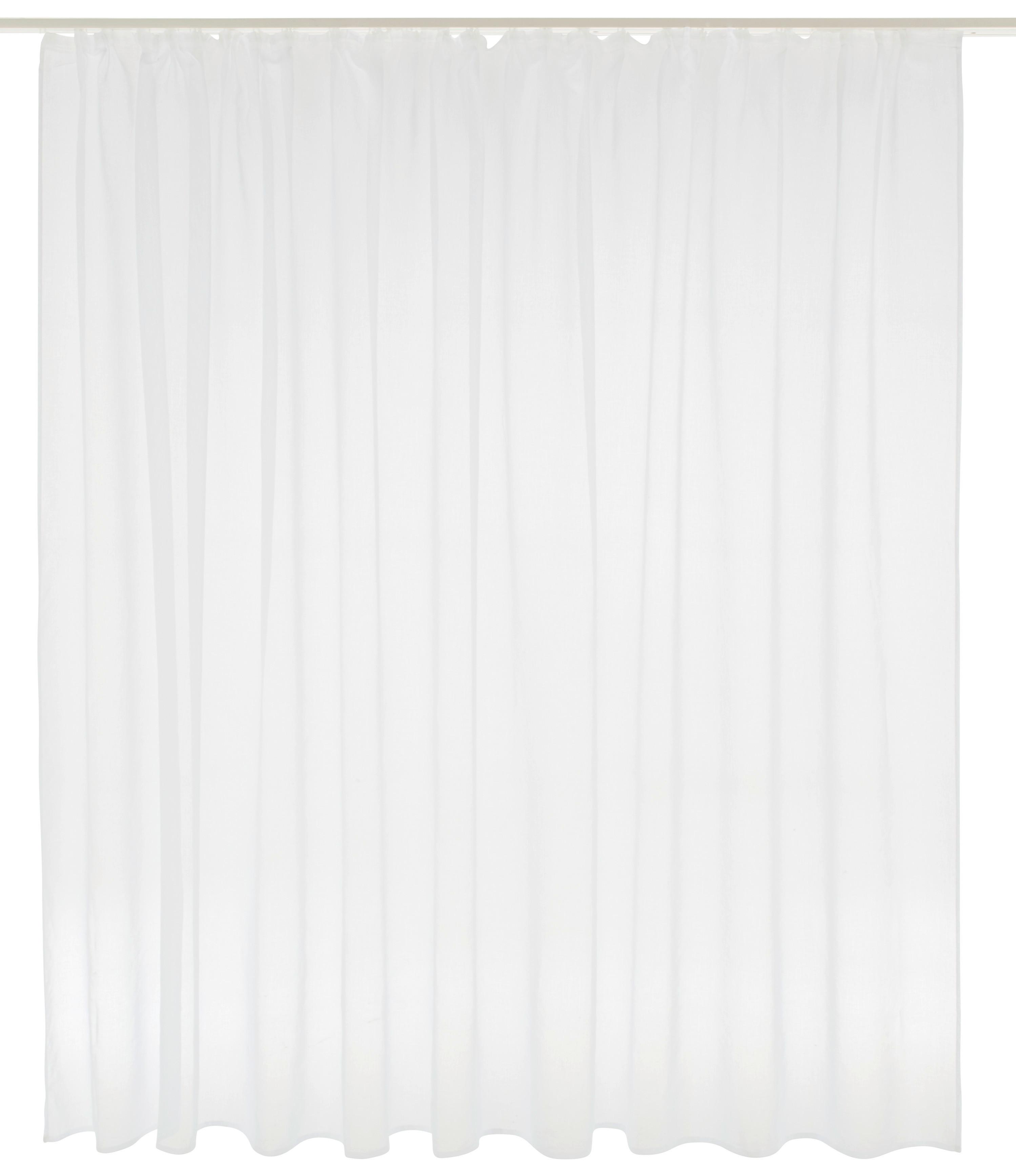 Končana Zavesa Tosca Store 2 - bela, tekstil (300/175cm) - Modern Living