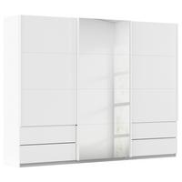 Schwebetürenschrank Elara in Weiß - Weiß, KONVENTIONELL, Holzwerkstoff/Kunststoff (271/210/62cm) - Premium Living