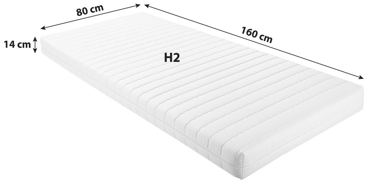 Otroška Vzmetnica Med, 80x160 - bela, Moderno, tekstil (80/160cm) - MID.YOU