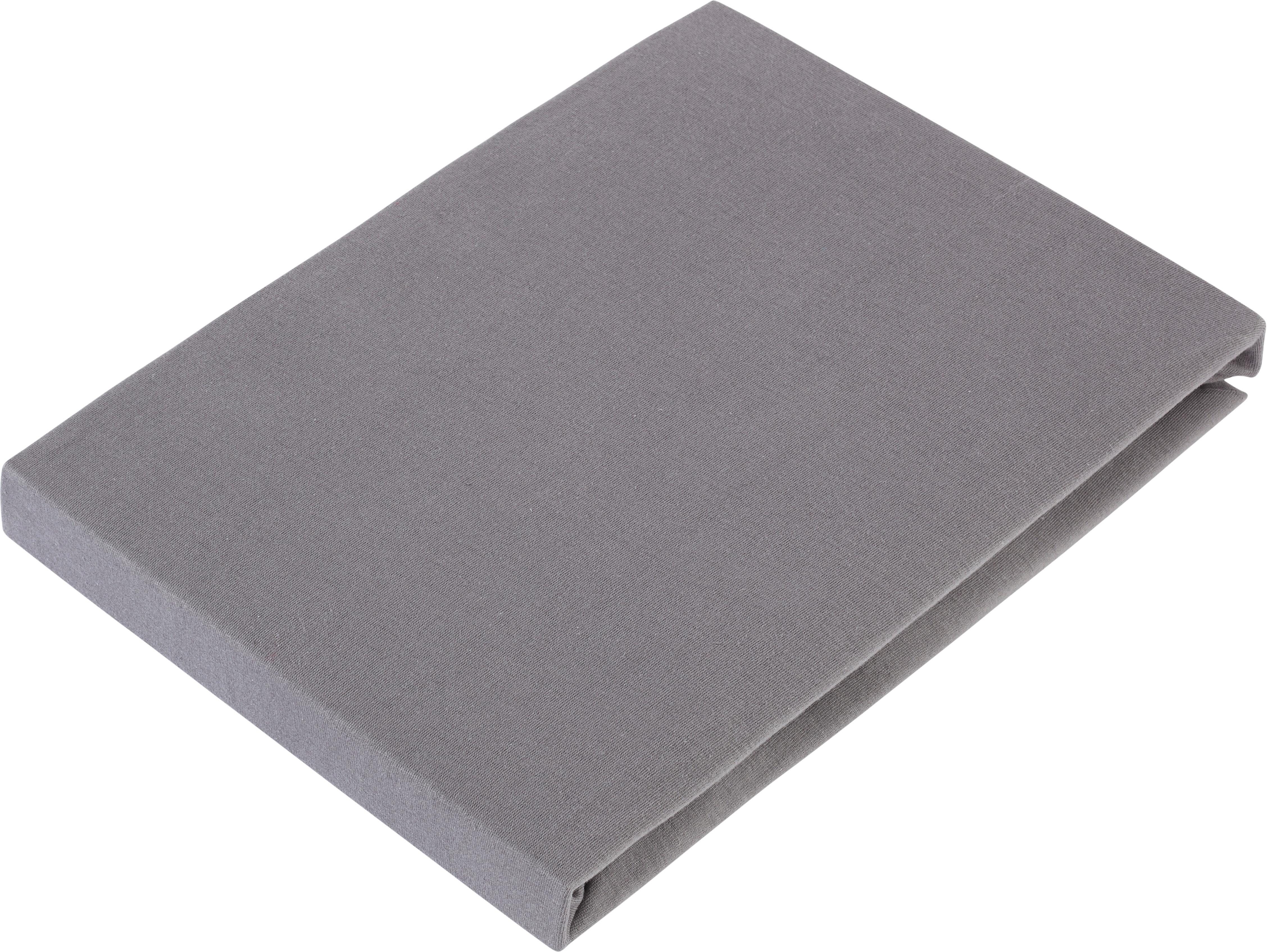 Fixleintuch Basic in Titanfarben ca. 100x200cm - Titanfarben, Textil (100/200cm) - Modern Living