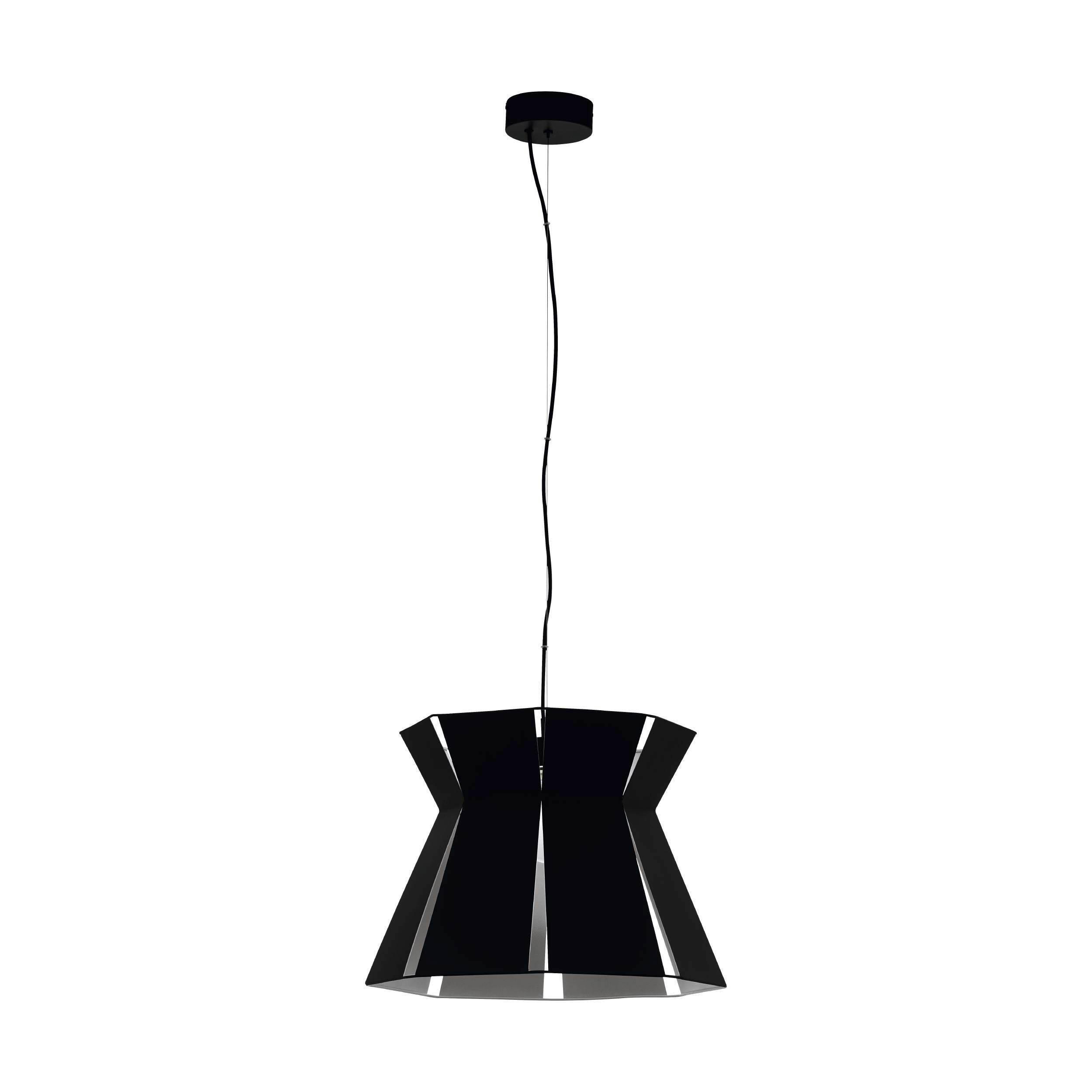 Hängeleuchte 99081* Valecrosia - Weiss/Schwarz, Design, Metall (42/110cm) - Eglo