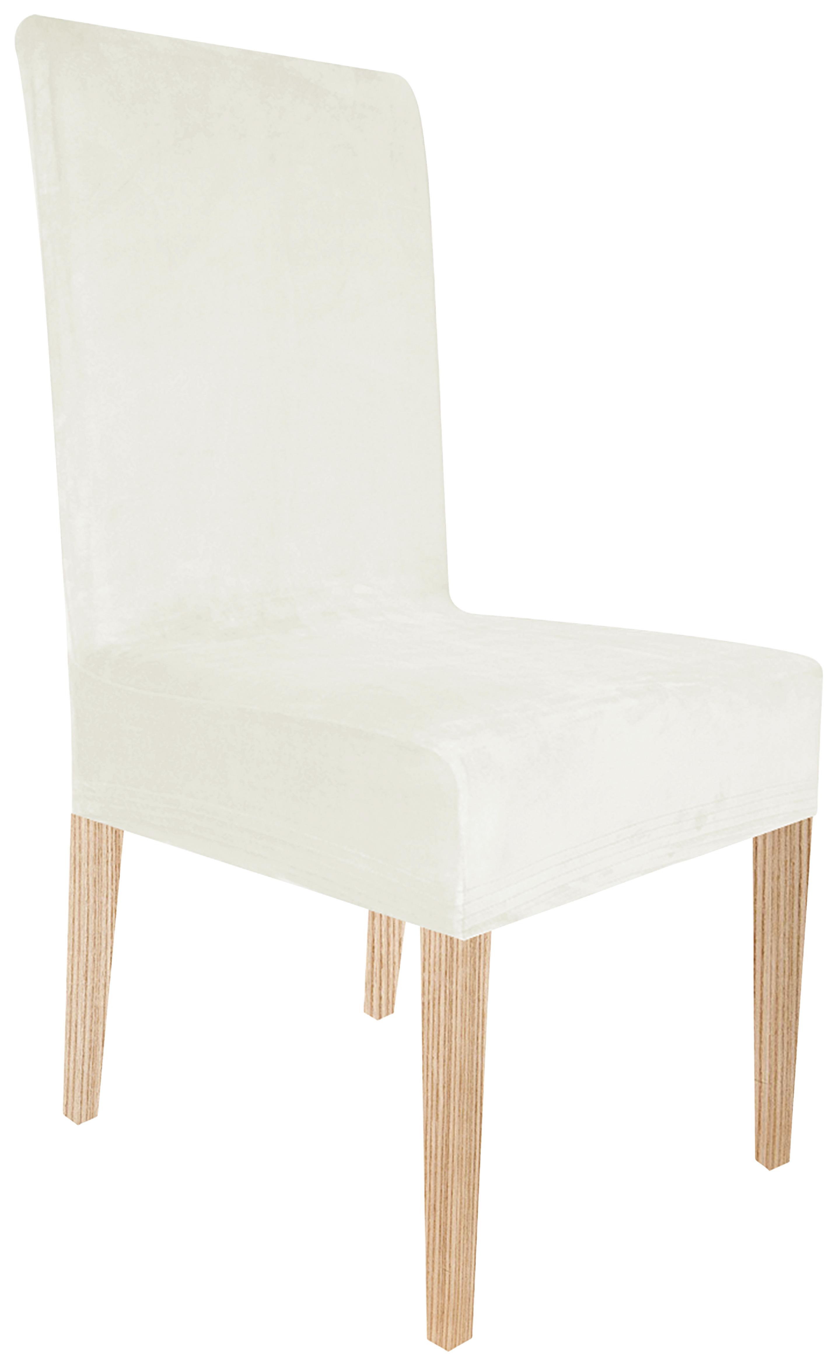 Husă pentru scaun Henry - alb, Romantik / Landhaus, textil (40/65/45cm) - Modern Living