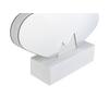 LAMPE DÉCORATIVE LED FRANI - couleur chromée/blanc, MODERN, matière synthétique (22/4,6/25,7cm) - Mömax