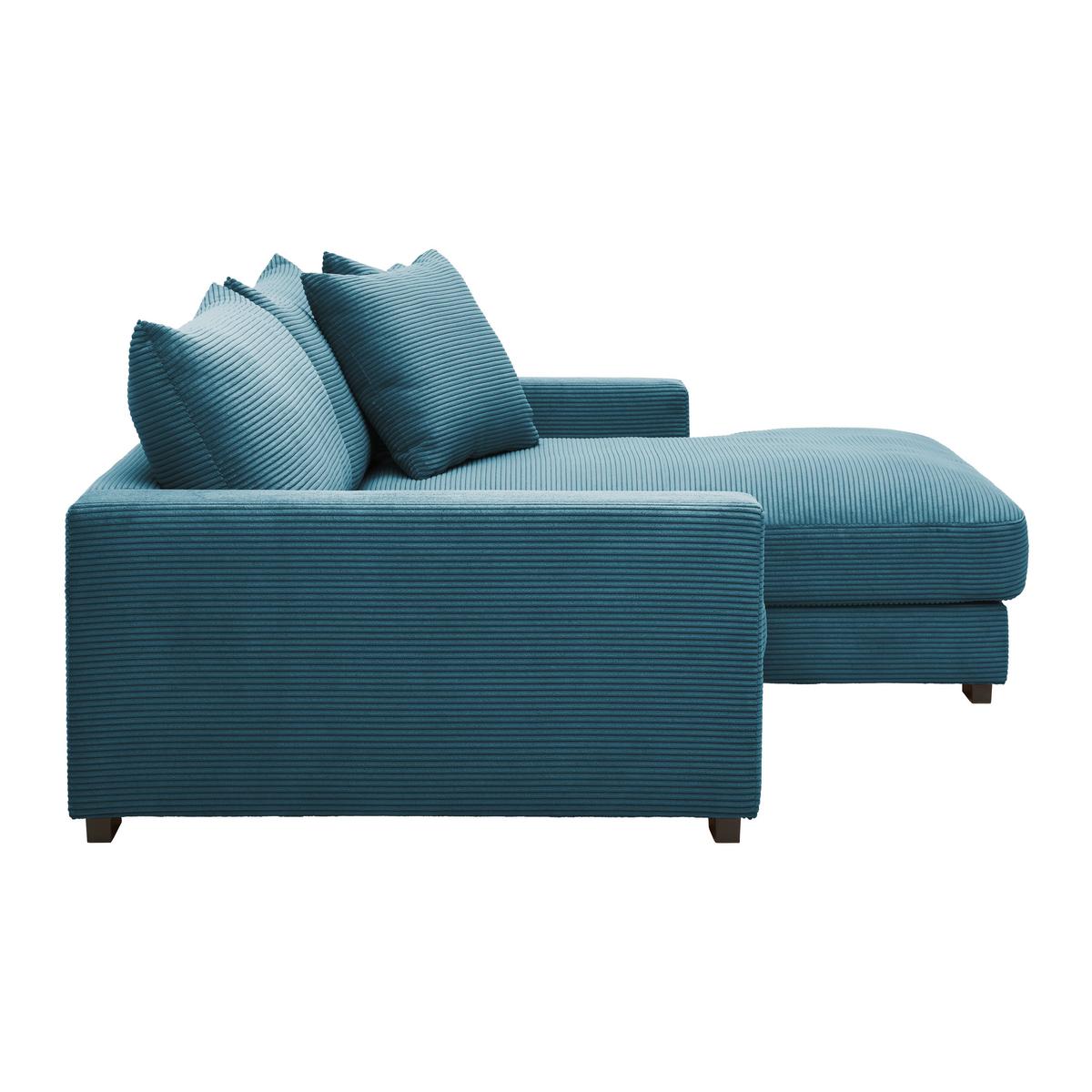 Wohnlandschaft Pedro in Petrol - Petrol, MODERN, Textil (265/83/180cm) - Mömax