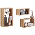 Wandregalset Eichefarben - Eichefarben, MODERN, Wellpappe (45/27/15,5cm) - Mömax modern living Wandregalset Eichefarben - Eichefarben, MODERN, Wellpappe (45/27/15,5cm) - Mömax modern living