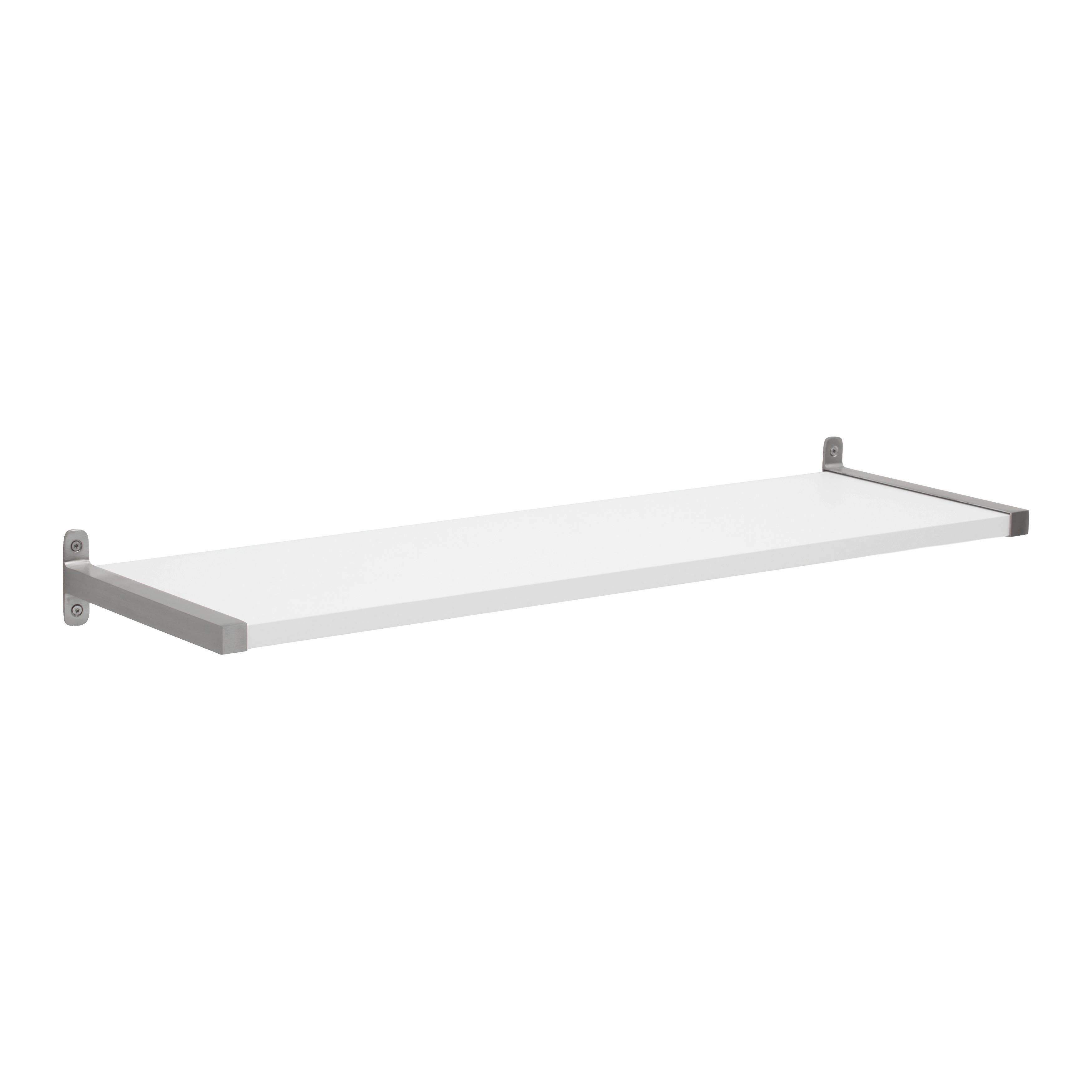 VÄGGHÅLLARE LENTINI II -SB- - aluminiumfärg, Modern, metall (2,2/8/25,5cm) - Mömax