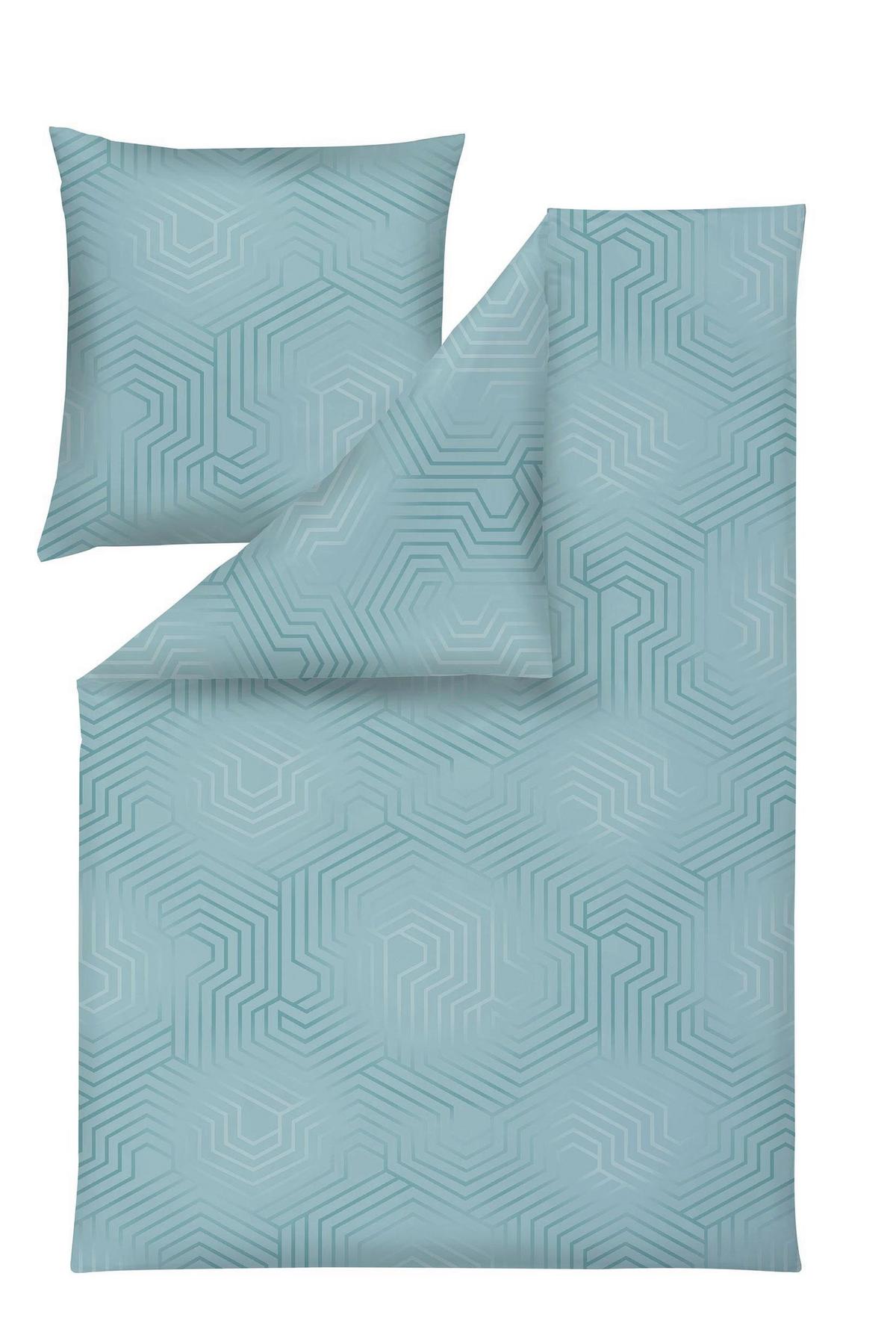 POŚCIEL AVIGNON - miętowy, Design, tkanina (155/220cm) - Estella