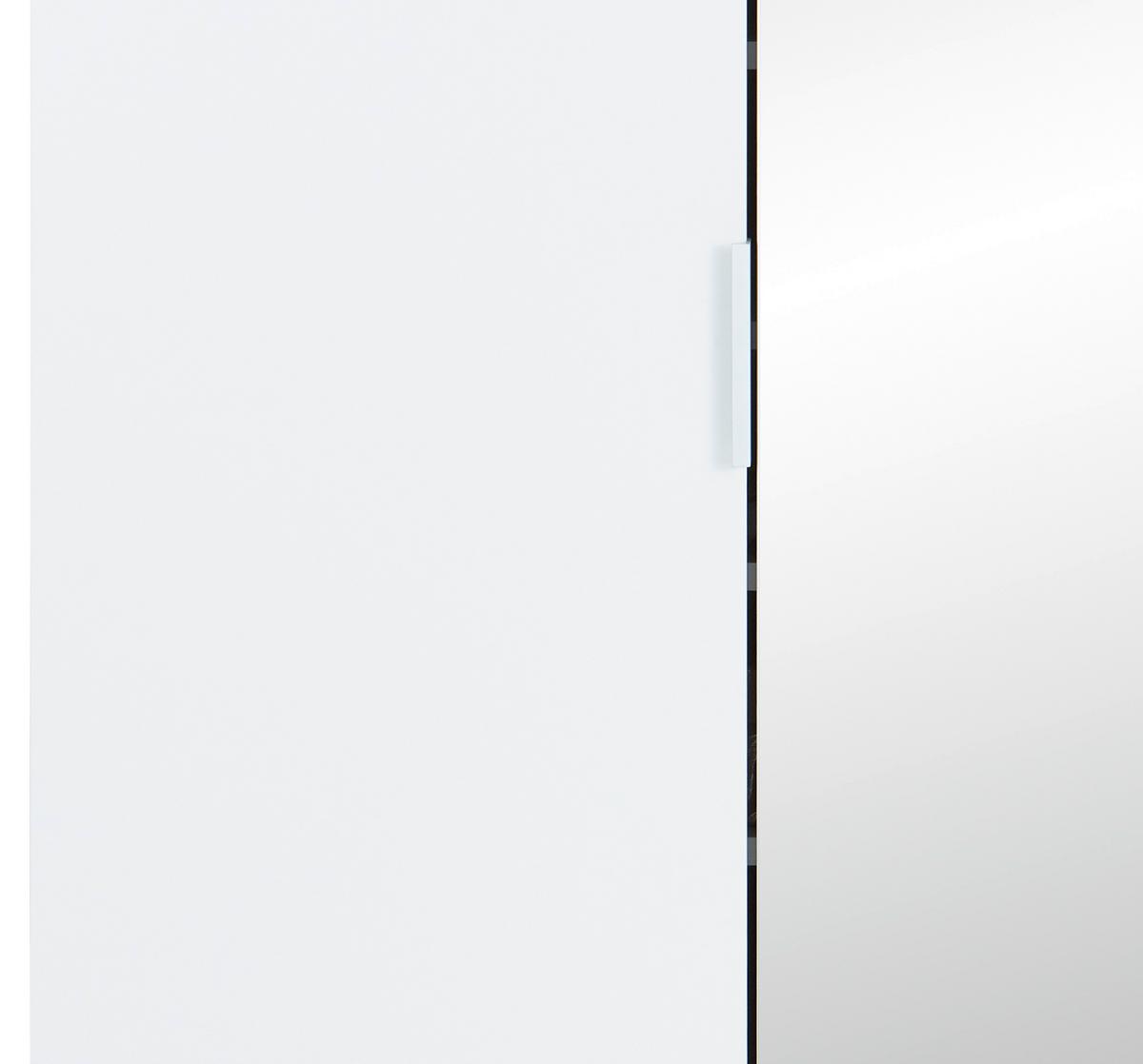 Dulap pentru pantofi MX 150 - alb, Modern, material pe bază de lemn (80/190/38cm) - Modern Living