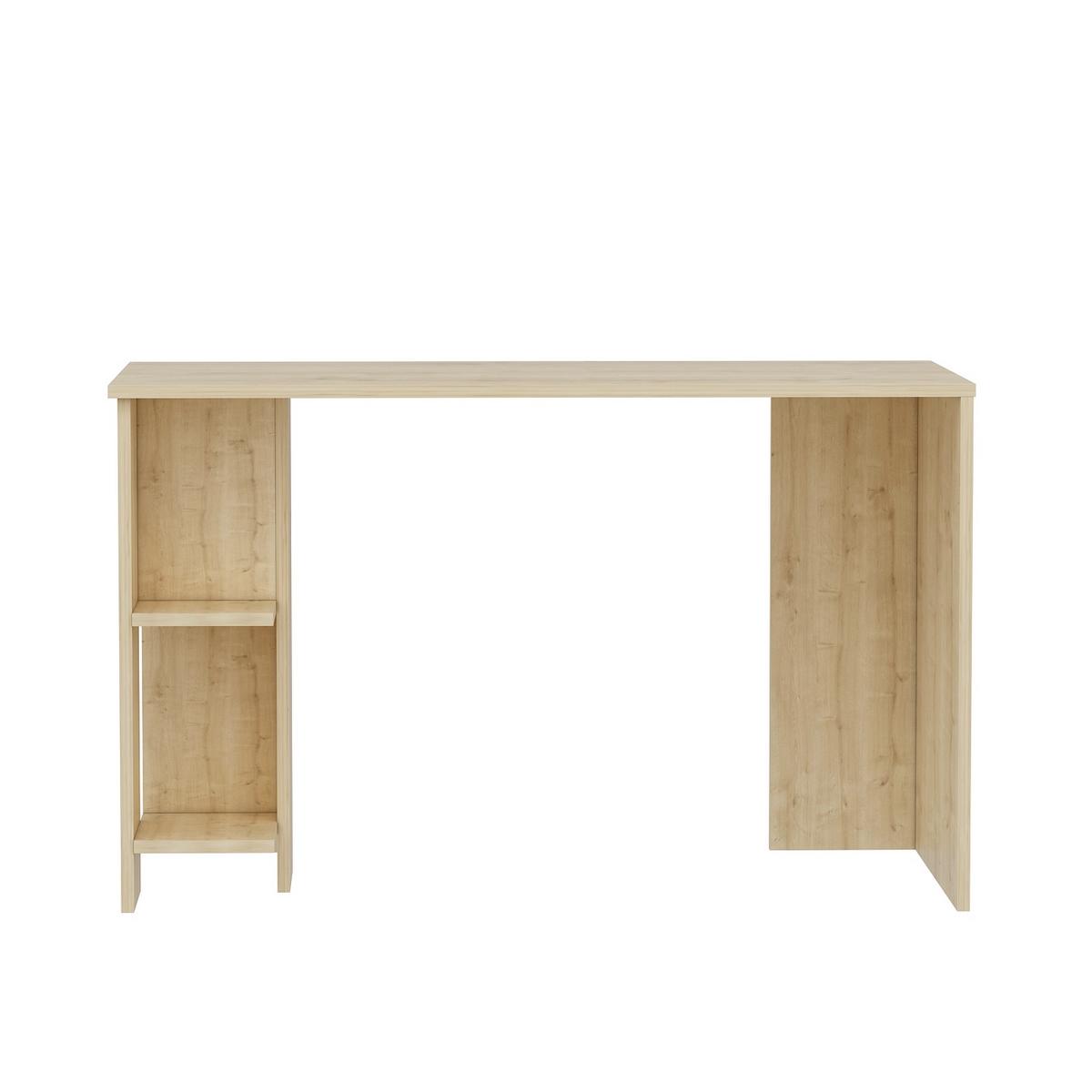 Schreibtisch Alya Eichefarben ca. 120x70x73cm - Eichefarben, Design, Holzwerkstoff (120/60/73cm) - Livetastic