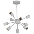Deckenleuchte Yves max. 60 Watt - Weiß, MODERN, Metall (36/36/42cm) - Modern Living Deckenleuchte Yves max. 60 Watt - Weiß, MODERN, Metall (36/36/42cm) - Modern Living