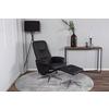 RELAXSESSELSET ROLF - Schwarz, Design, Textil/Metall (77/104.5/82cm) - Livetastic
