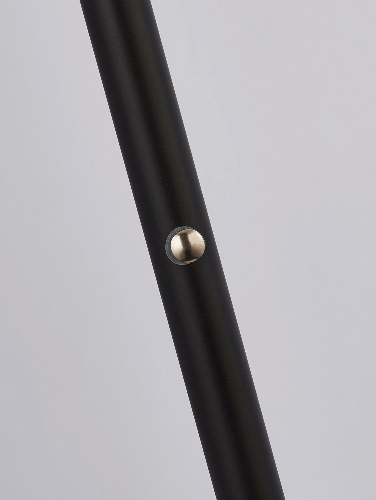 Led Állólámpa Frisbee Eu59802-1sm - fekete, Basics, üveg/fém (30/146cm)