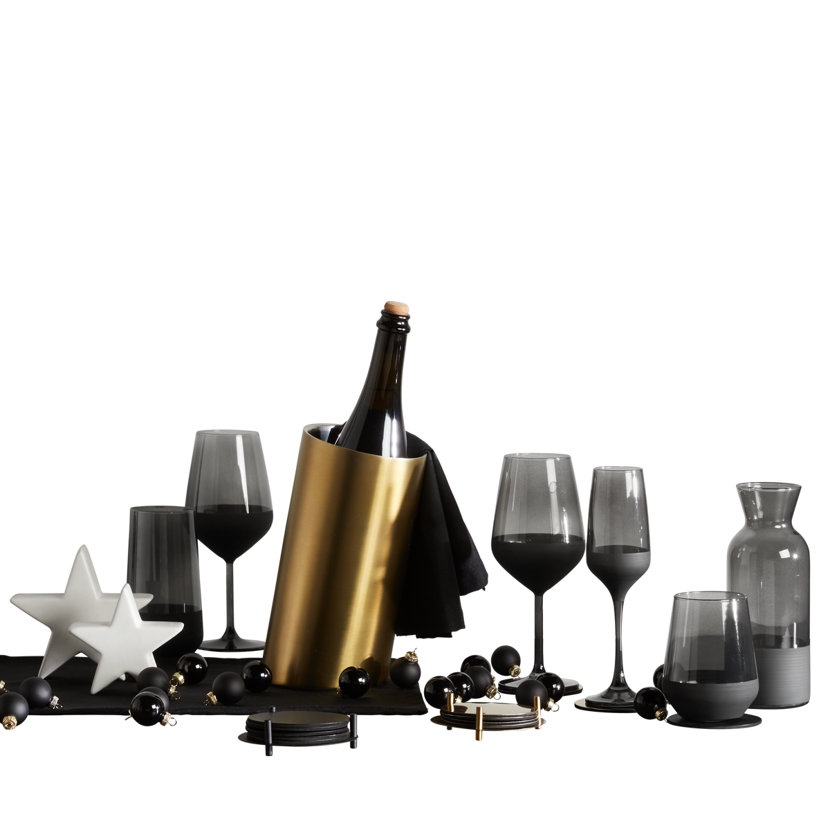 Posuda Za Hlađenje Boca Glamur - zlatne boje, Moderno, metal/plastika (12/23,5cm) - Premium Living