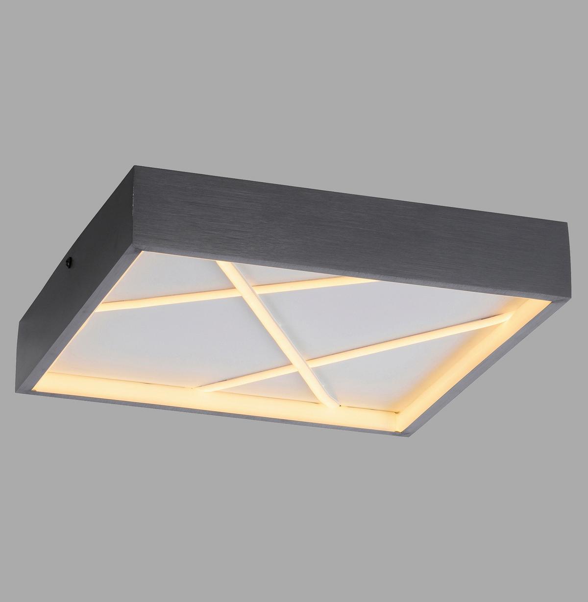 LAMPA SUFITOWA LED 14092-18 MIKADO - czarny, Design, tworzywo sztuczne/metal (30/30/4,5cm)