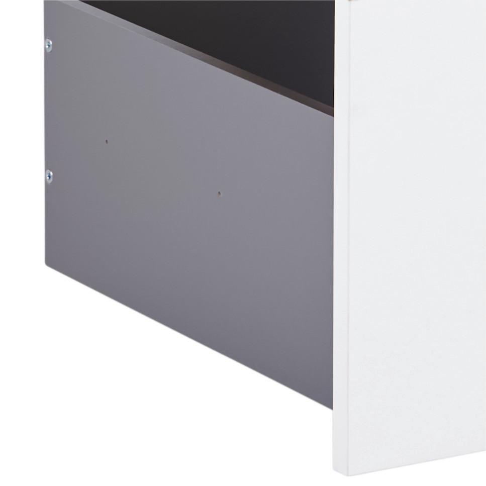 LÅDSET UNIT -BASED- - vit, Modern, trämaterial (45,3/83/47cm) - Based