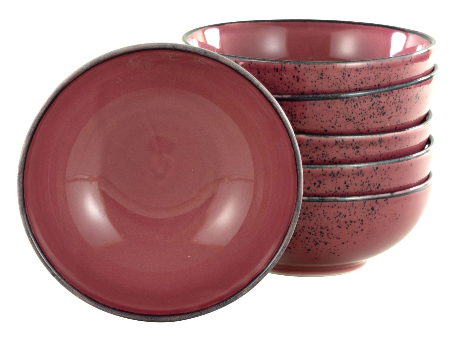 Set Posod Berry, 6-Delni - temno roza, Trend, keramika (16,5cm) - Creatable