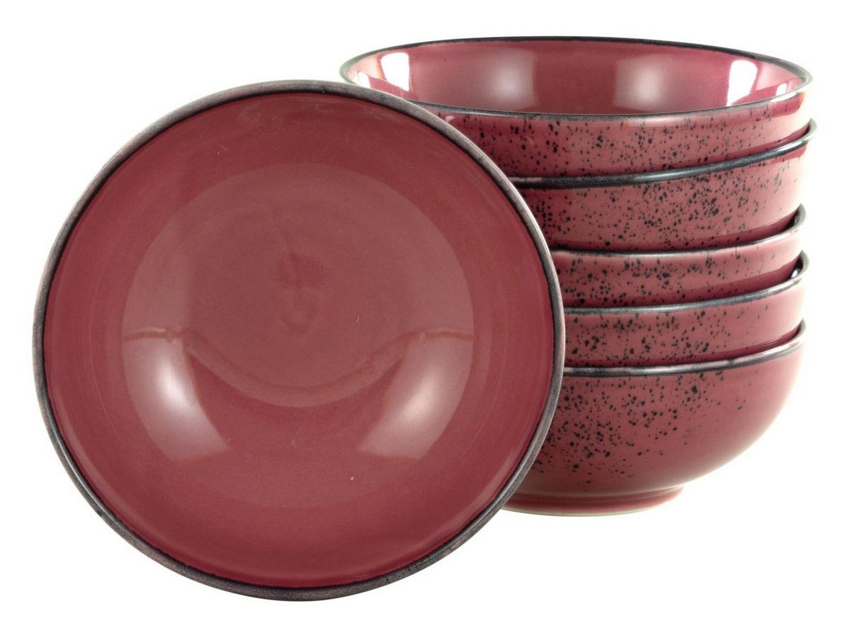 Set Posod Berry, 6-Delni - temno roza, Trend, keramika (16,5cm) - Creatable