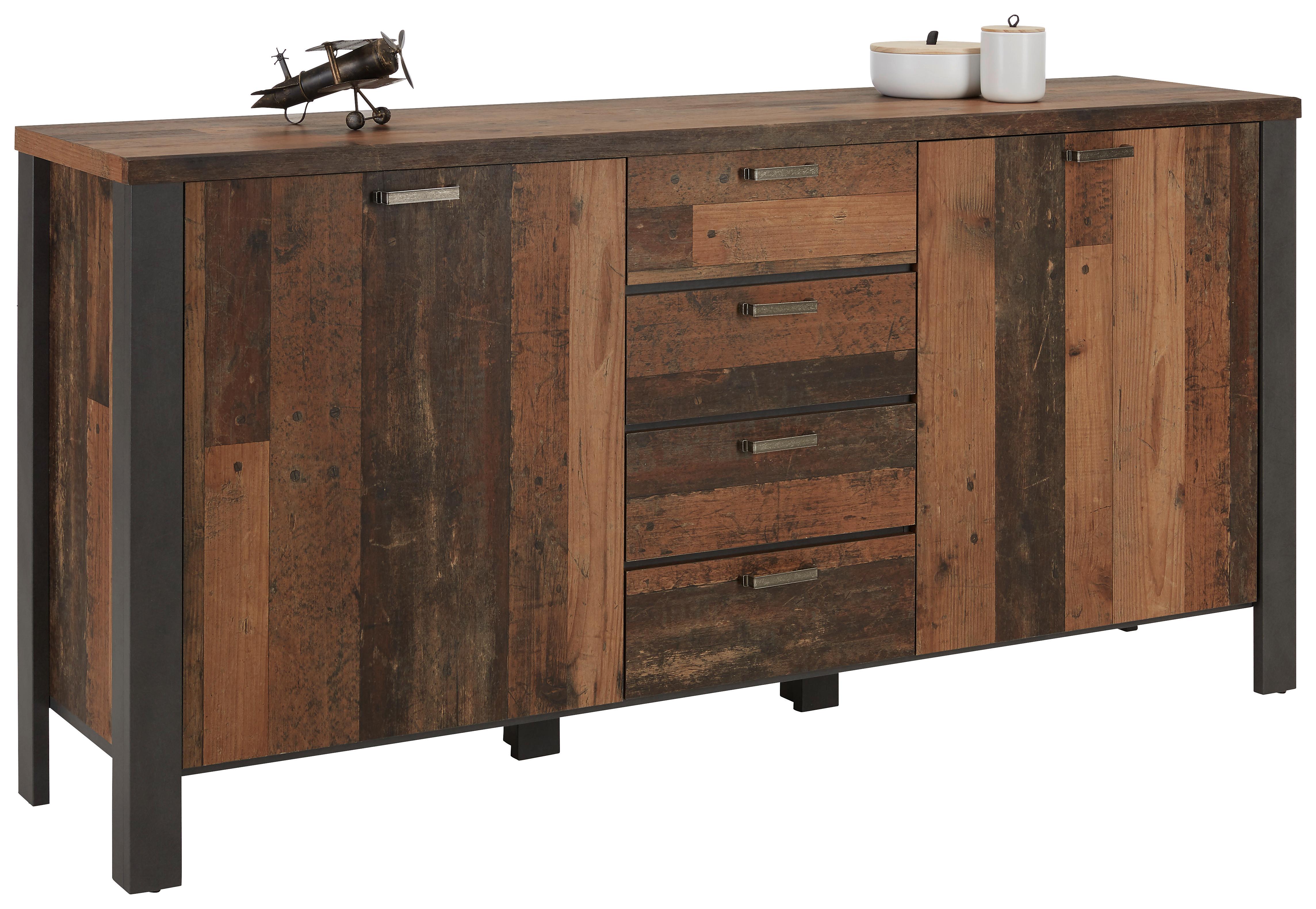 Sideboard Cardiff in Braun - Braun, MODERN, Holzwerkstoff/Metall (179/88/44cm) - Mömax