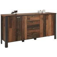 Sideboard Cardiff in Braun - Braun, MODERN, Holzwerkstoff/Metall (179/88/44cm) - Mömax