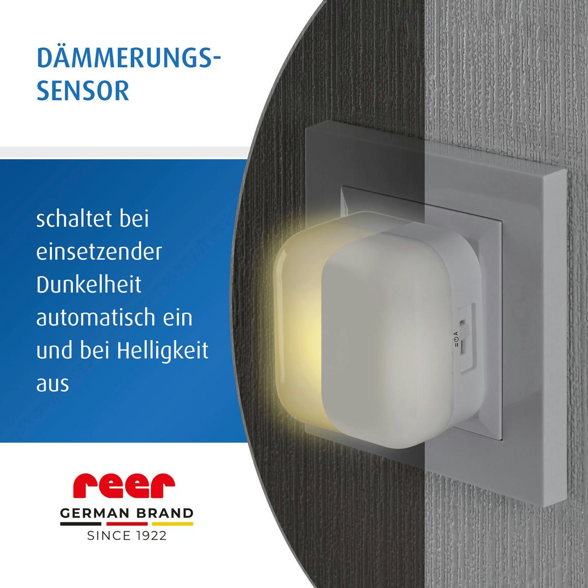 LAMPKA NOCNA DZIECIĘCA 2IN1 SLEEPLIGHT - jasnozielony, Basics, tworzywo sztuczne (6/7,5/6cm) - Reer