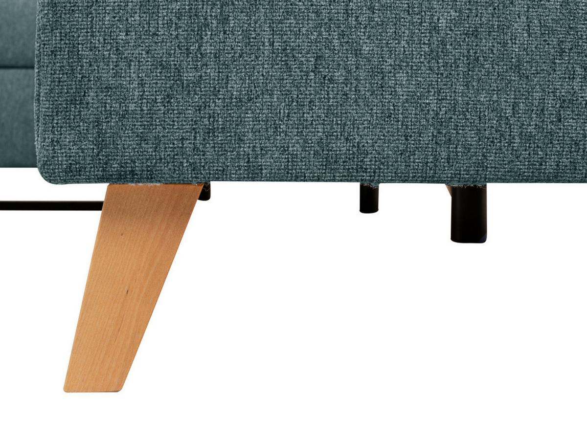 Kutna Garnitura Lars - prirodne boje/boje petroleja, Design, tekstil/drvo (223/161cm) - Best Price