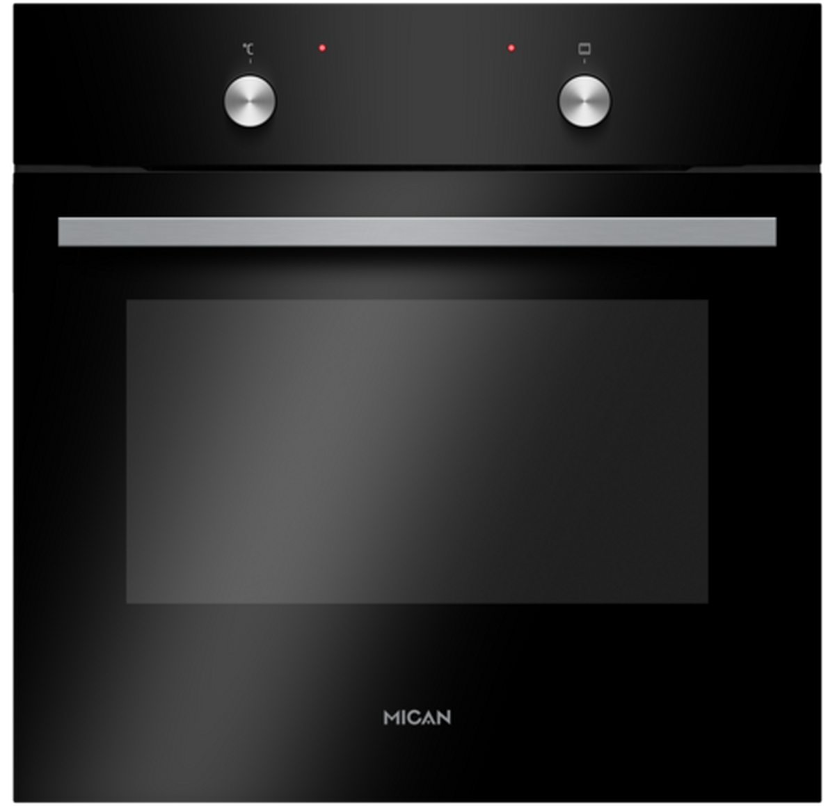 Einbaubackofen 90440 - Schwarz, Basics (59,5/59,5/57,5cm) - Mican