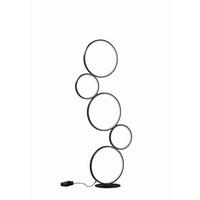 LED-Stehleuchte Rondo in Schwarz max. 36 Watt - Schwarz, Design, Metall (47/20/115cm) - Trio Leuchten