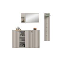 Predsoba Station, Kašmir, 3-Delna - kašmir, Design, leseni material (201/192/37cm) - MID.YOU