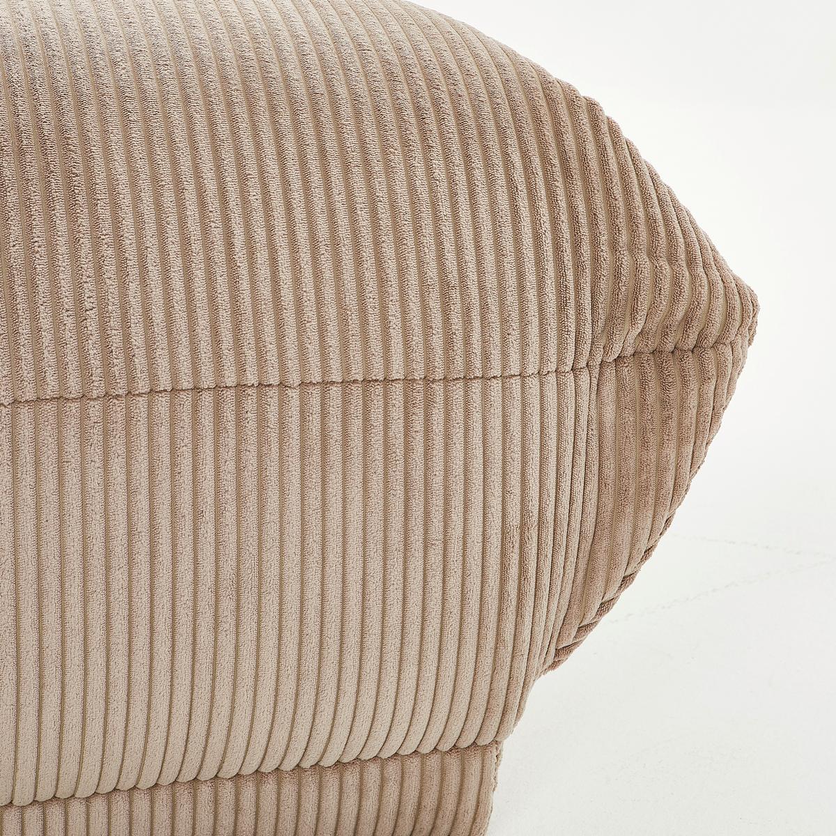 Modul Sofa Giselle Ottomane Taupe - Taupe, Trend, Textil (105/80/185cm) - Livetastic