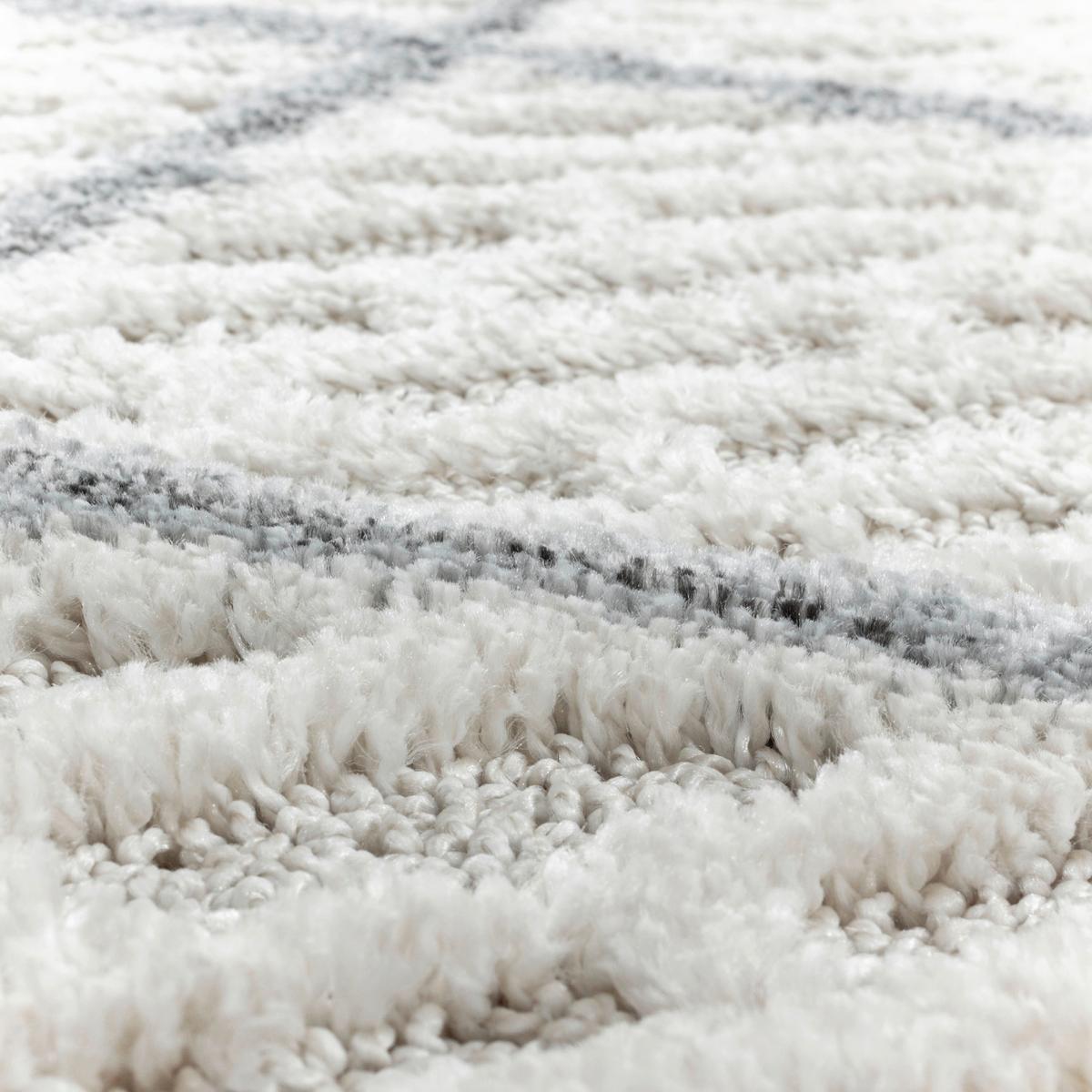 Webteppich Pisa Creme ca. 60x110cm - Creme, KONVENTIONELL, Textil (60/110cm)