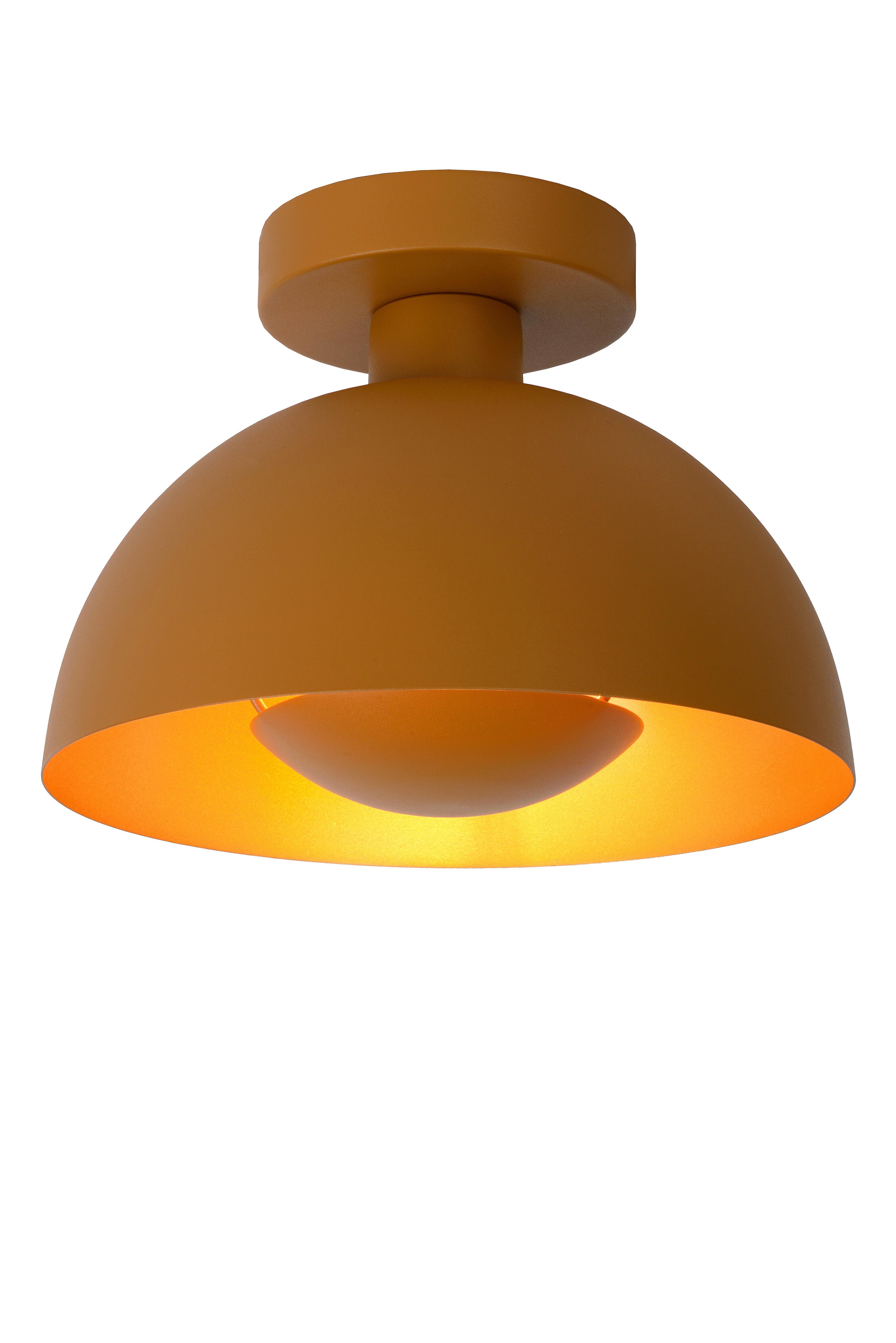 LAMPA SUFITOWA 45196/01/44 SIEMON - kolor mosiężny/curry, Design, metal (25/19cm) - Lucide